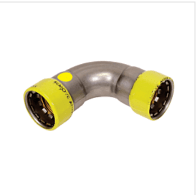 90 Degree 3/4" Carbon Steel Press Elbow Press x Press (HNBR)